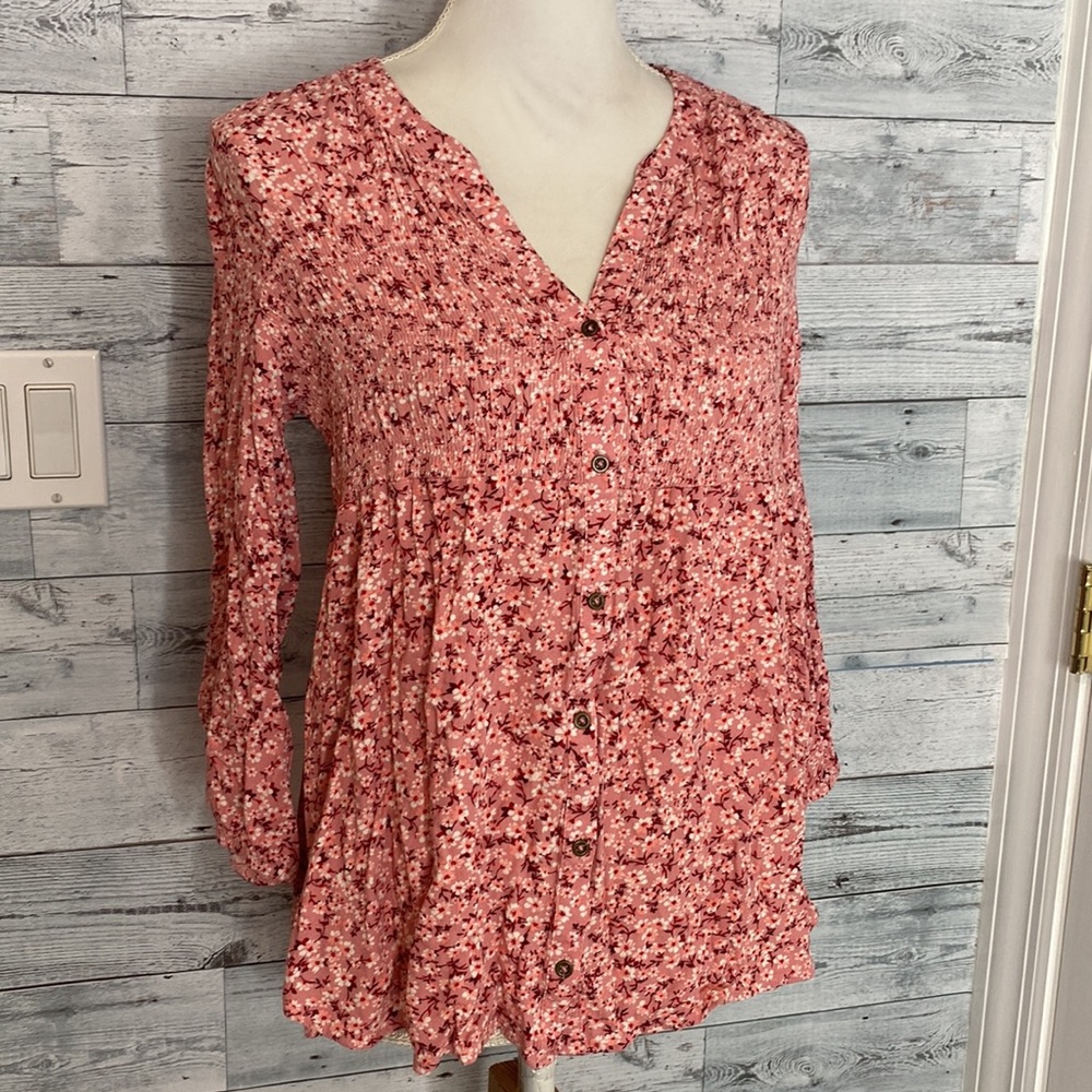 KNOX ROSE PINK FLORAL TOP - Picture 2 of 11